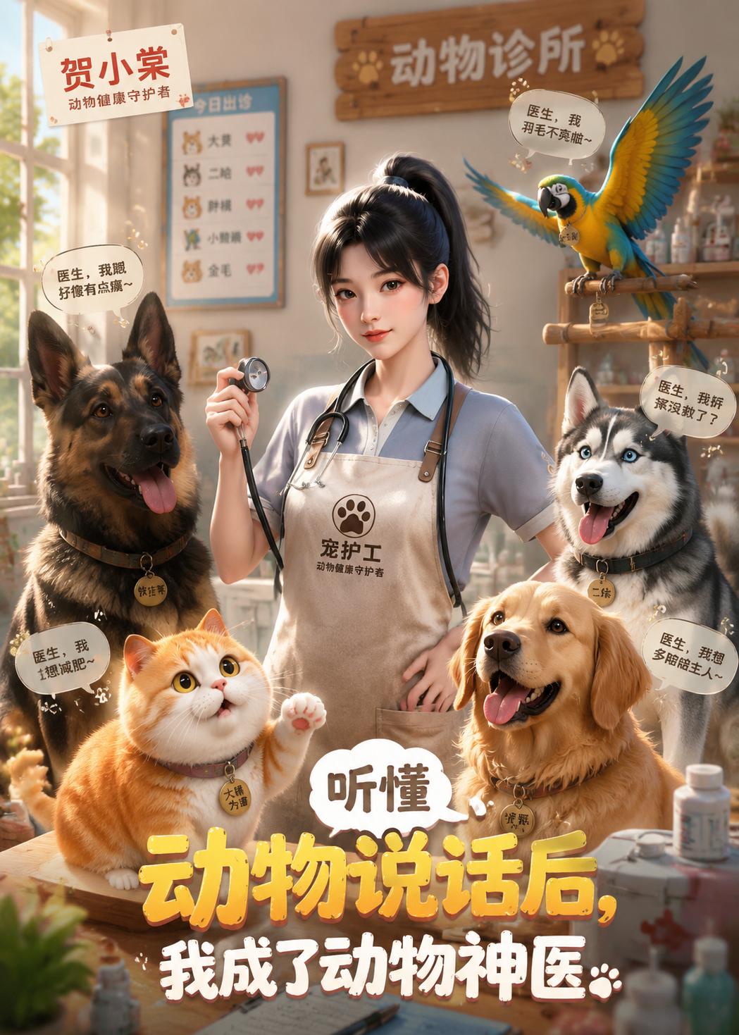 听懂动物说话后,我成了动物神医