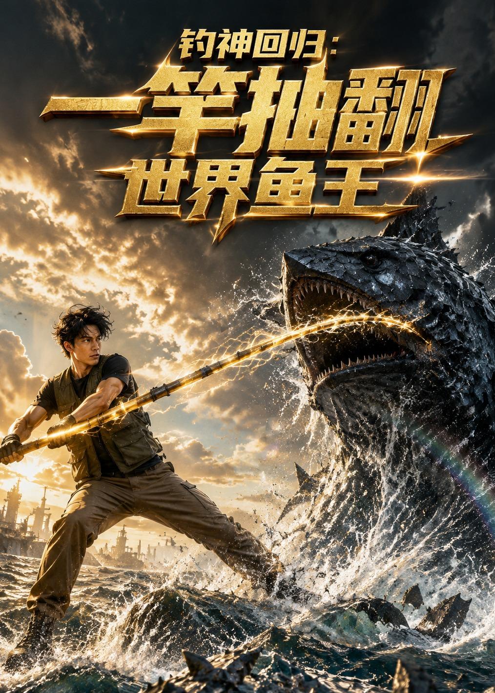 钓神回归:一杆抽翻世界鱼王